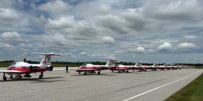 Canadian Forces Snowbirds at Lake Simcoe Regional Airport