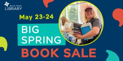 Barrie Public Library Big Spring Book Sale