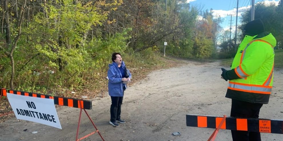 Clock appears to be ticking for encampment residents at Milligan's Pond in Barrie