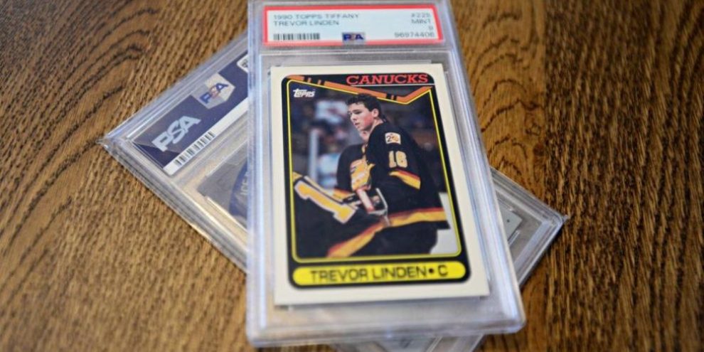 CP - Trevor Linden card PSA grade