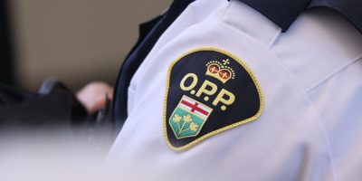 File image of an Ontario Provincial Police (OPP) badge.