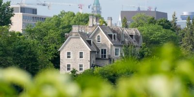 Prime Minster's residence 24 Sussex Drive in Ottawa restoration project