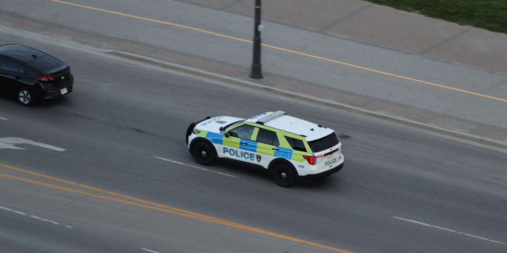 Barrie Police vehicle