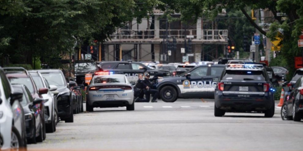 Police response at Côte-des-Neiges hotel shooting scene in Montreal on June 22, 2026
