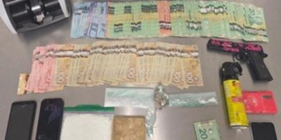 Items seized by Orillia OPP during a drug trafficking investigation.