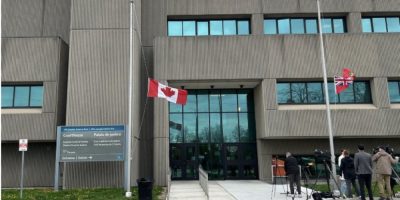 The Milton courthouse, where two Burlington women were sentenced to life in prison for the murder of their 12-year-old foster son.