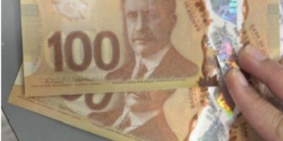 Counterfeit $100 bills