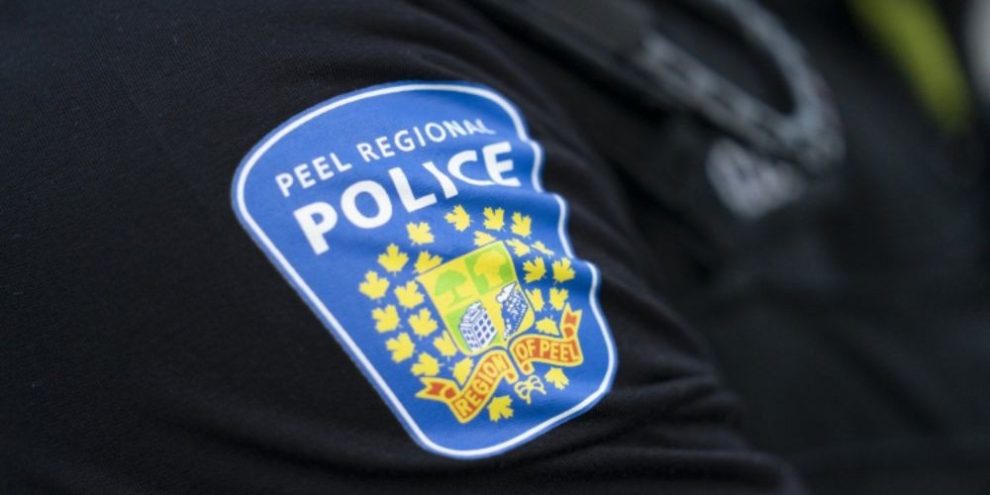 Peel Police shoulder patch in Mississauga, Ontario