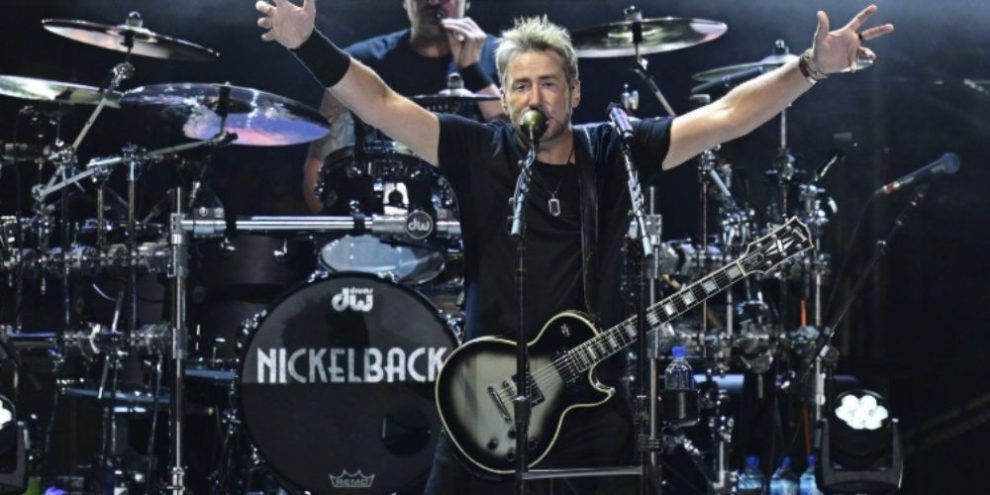 Nickelback frontman Chad Kroeger performs at the Pro Football Hall of Fame in Canton, Ohio, on Aug. 3, 2025