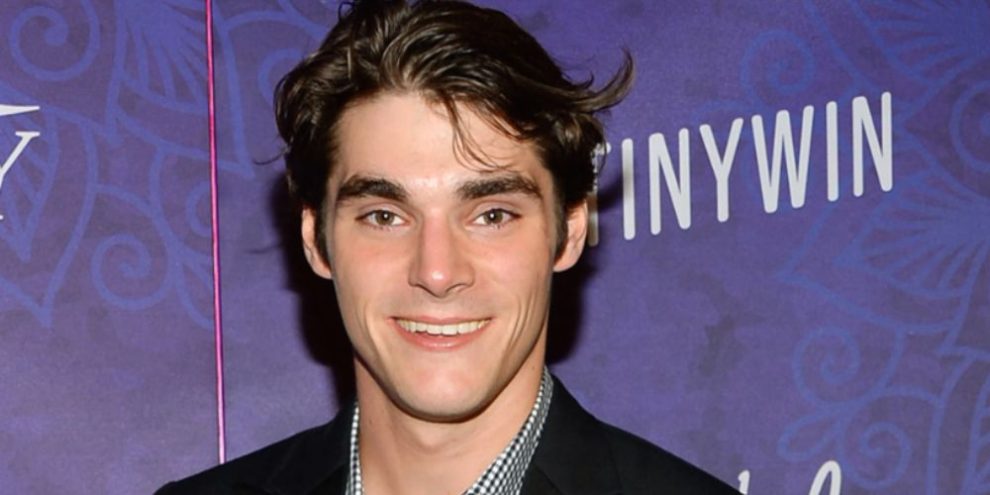 RJ Mitte arrives at Variety and Women in Film’s pre-Emmy celebration in West Hollywood on Aug. 23, 2014.