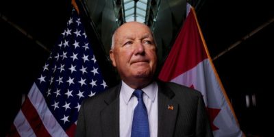 U.S. Ambassador to Canada Pete Hoekstra poses for a portrait at the U.S. Embassy in Ottawa on June 6, 2025.